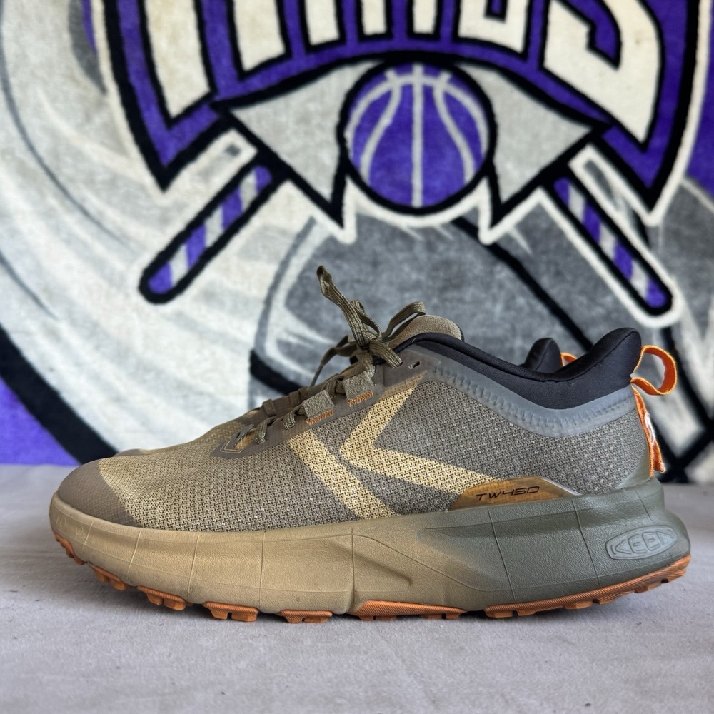 Size 10 - Keen Men's 450 Dirt Light Curry/Orange Pepper Trail Shoes 1029756